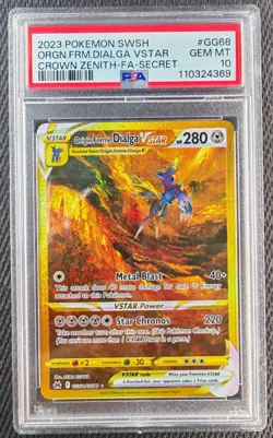Pokemon Crown Zenith Gold VStar Set - Arceus Giratina Dialga Palkia Full PSA 10 - Image 4