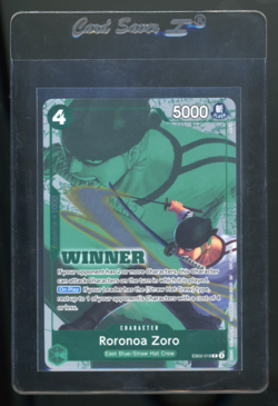 One Piece Card Game Roronoa Zoro Winner Pack Vol.3 Promo Foil EB02-019 Near Mint - Image 1