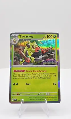 Thwackey 115 Sv: Scarlet & Violet Promo Cards Holo Stamped - Image 1
