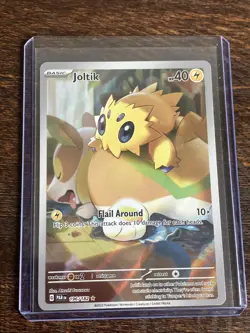 Pokemon TCG Scarlet & Violet Paradox Rift Joltik Illustration Card 196/182 - Image 1