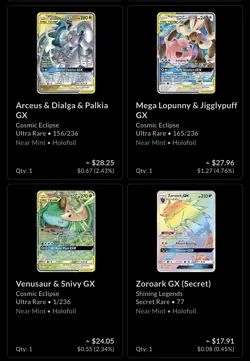 Pokemon, 11 Cards, GX Lot Umbreon Darkrai Espeon Deoxys and many others - Image 4