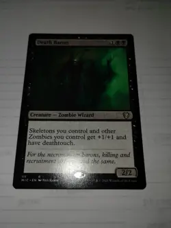 1x Death Baron Innistrad: Midnight Hunt Commander Card #111 NM Condition MTG - Image 2