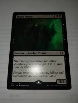 1x Death Baron Innistrad: Midnight Hunt Commander Card #111 NM Condition MTG - Image 3