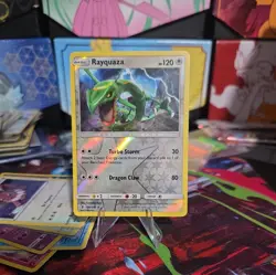 Rayquaza 106/145 Guardians Rising Reverse Holo Pokemon Card NM - Image 2
