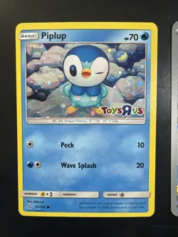Piplup TOYS R US PROMO and Phantasmal Flames Pokemon Lot of 2 CARDS - Image 2