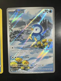 Piplup TOYS R US PROMO and Phantasmal Flames Pokemon Lot of 2 CARDS - Image 3