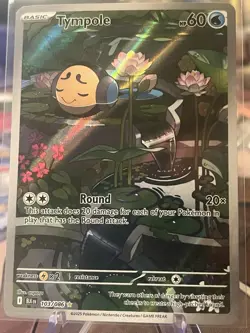 Tympole 103/086 SV: Black Bolt Holo Illustration English Pokemon TCG Card - Image 1