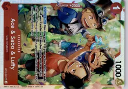 Ace & Sabo & Luffy OP13-007 SR One Piece TCG English Trading Card TCG - Image 5
