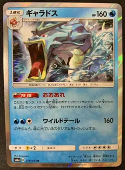 Gyarados 016/053 Holo Rare Dragon Storm Japanese Pokemon Card LP - Image 1