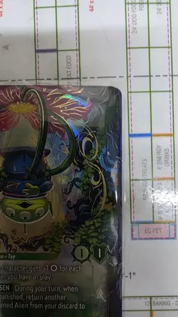 Disney Lorcana Alien - True Believer 229/204 Foil Character Card EN Toy Story - Image 2