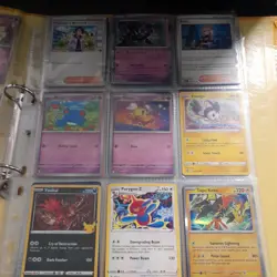 Pokemon Binder With Cards mixed from different sets all english binder included - Image 4