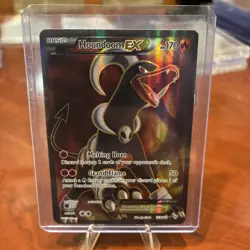 Houndoom EX 153/162 Full Art Ultra Rare MP Card 2015 Pokemon XY Breakthrough Ryo - Image 1