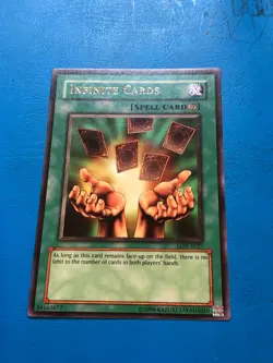 YUGIOH Rare Infinite Cards LON-E027 - Image 1