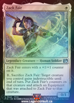 MTG Final Fantasy -Zack Fair - (0045) Unommon (Foi) - Image 1