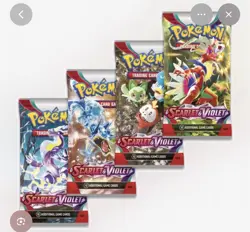 Pokemon Trading Card Game Scarlet and Violet Base Set Booster Pack Brand New 820650853494 - Image 1