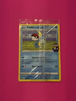 Pokemon TCG Sobble On the Ball Futsal Promo Card Factory Sealed #005/005 England - Image 1