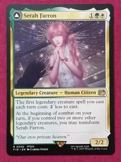 Magic The Gathering FINAL FANTASY SERAH FARRON card MTG - Image 1