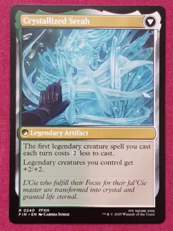 Magic The Gathering FINAL FANTASY SERAH FARRON card MTG - Image 2