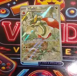 Pokemon TCG Flapple Full Art Holo Illustration Card 210/191 Surging Sparks NM - Image 1