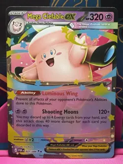Mega Clefable ex 031/088 Double Rare Perfect Order Pokemon Near Mint - Image 1