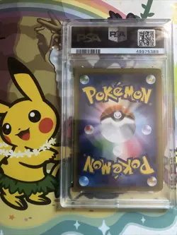 Pikachu & Zekrom GX Secret Rare PSA 9 MINT Pokemon Japanese SM9 Tag Bolt 100/095 - Image 2