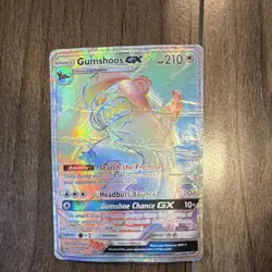 Pokemon Gumshoos GX Secret Rare 157/149 SM Base Set Holo 210 HP Headbutt Bounce - Image 1
