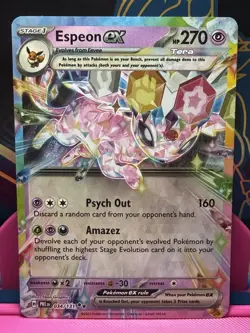Espeon ex 034/131 Holo Double Rare Prismatic Evolutions Pokemon Holo Near Mint - Image 1