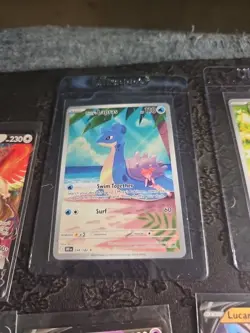Pokemon Destined Rivals Illustration Rare Misty's Lapras #194/182, NM, Unplayed - Image 1