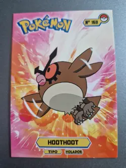 Pokemon Peru Exclusive Tops Card Hoothoot - Image 1