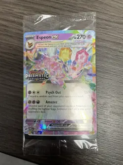 Espeon EX Prismatic Evolutions STAMPED Promo 034/131 Pokemon 2025 - Image 1