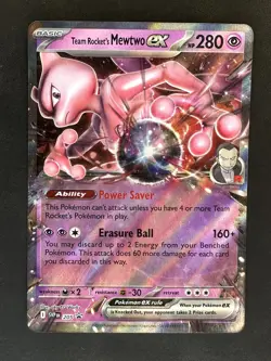 TEAM ROCKET'S MEWTWO EX 205 HOLO PROMO SCARLET & VIOLET PROMO POKEMON NM - Image 1