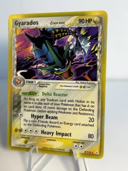 Pokemon TCG Gyarados Delta Species Holon Phantoms 8/110 Holo Rare LP - Image 3