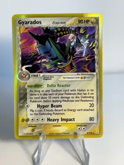 Pokemon TCG Gyarados Delta Species Holon Phantoms 8/110 Holo Rare LP - Image 4