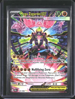 Mega Zygarde ex 120/088 Holo Perfect Order Pokemon NM/M - Image 1