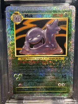 1/1 Pokemon Muk Legendary Collection Reverse Holo 16/110 CGC World Record (2002) - Image 2