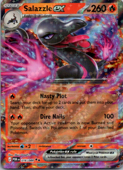 Salazzle ex - 016/088 - ME03: Perfect Order - Double Rare Pokemon TCG - NRMT - Image 1