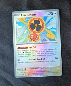 Fan Rotom (Master Ball) - 085/131 - Pokemon Prismatic Evolutions NM - Image 1