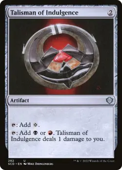 🧙Talisman Of Indulgence U 282 SCD Starter Commander Deck MTG - Image 1