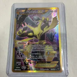 Pokemon TCG Alakazam EX - Fates Collide 125/124 Holo Secret Rare LP - Image 1
