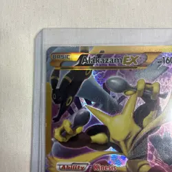 Pokemon TCG Alakazam EX - Fates Collide 125/124 Holo Secret Rare LP - Image 2