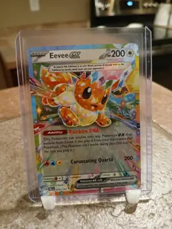 Pokemon TCG Eevee EX 075/131 Prismatic Evolutions Double Rare Ultra Rare - Image 1
