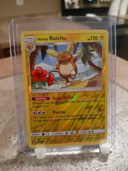 Pokemon TCG Alolan Raichu 31/111 Crimson Invasion Reverse Holo (LP) - Image 1