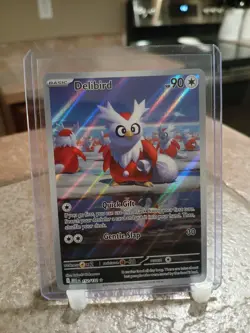 Pokemon TCG Delibird 152/132 Illustration Rare Mega Evolution - Image 1