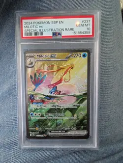 Milotic ex Pokemon Surging Sparks Special Illustration Rare 237/191 PSA 10 - Image 3