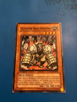 YUGIOH Common Gladiator Beast Hoplomus GLAS-EN022 1st Edition - Image 1