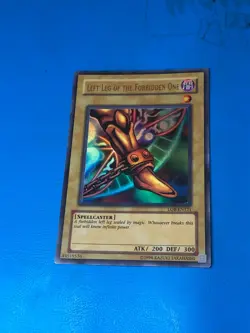 YUGIOH Ultra Rare Left Leg Of The Forbidden One LOB-EN121 - Image 1