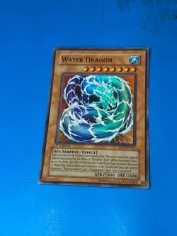 YUGIOH Super Rare Water Dragon EEN-EN015 1st Edition - Image 1