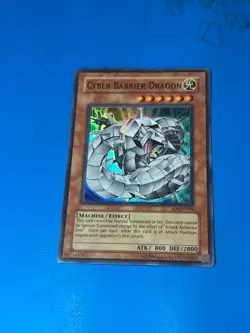YUGIOH Super Rare Cyber Barrier Dragon SOI-EN006 - Image 1