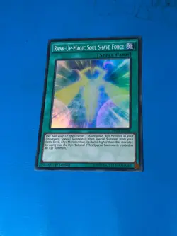 YUGIOH Super Rare Rank-Up-Magic Soul Shave Force WIRA-EN028 1st Edition - Image 1