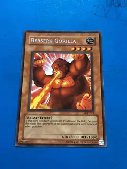 YUGIOH Rare Berserk Gorilla IOC-013 - Image 1
